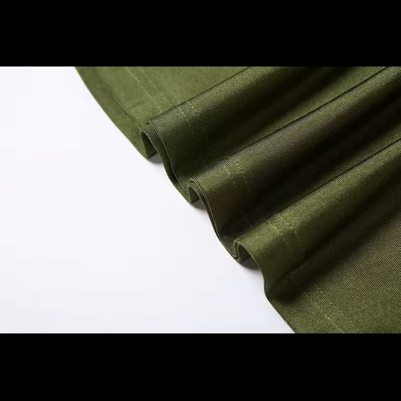 Maxi Long Sleeve Olive Dress like helsa - Picture 5 of 11